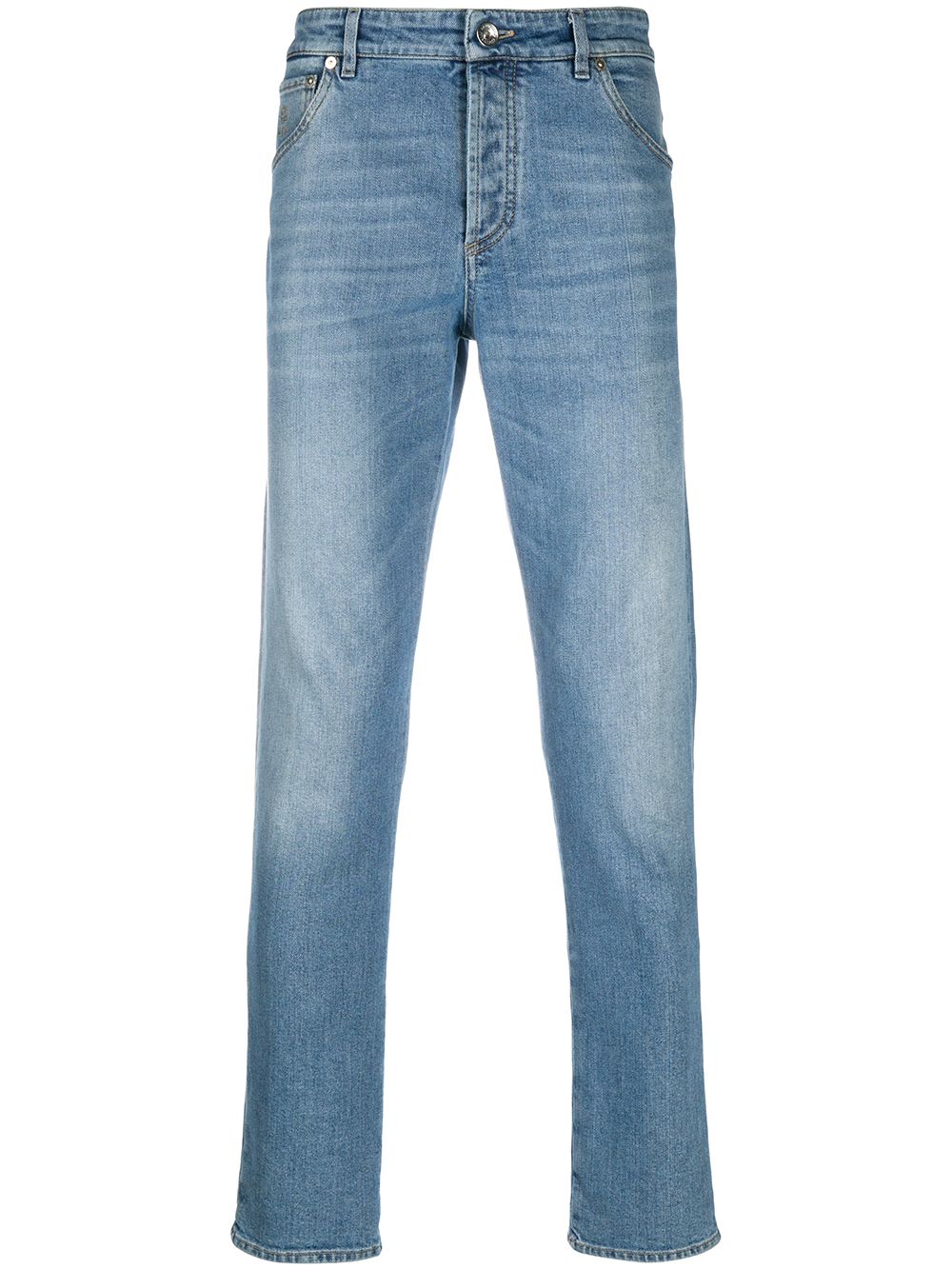 Brunello Cucinelli straight-leg jeans - Blue von Brunello Cucinelli