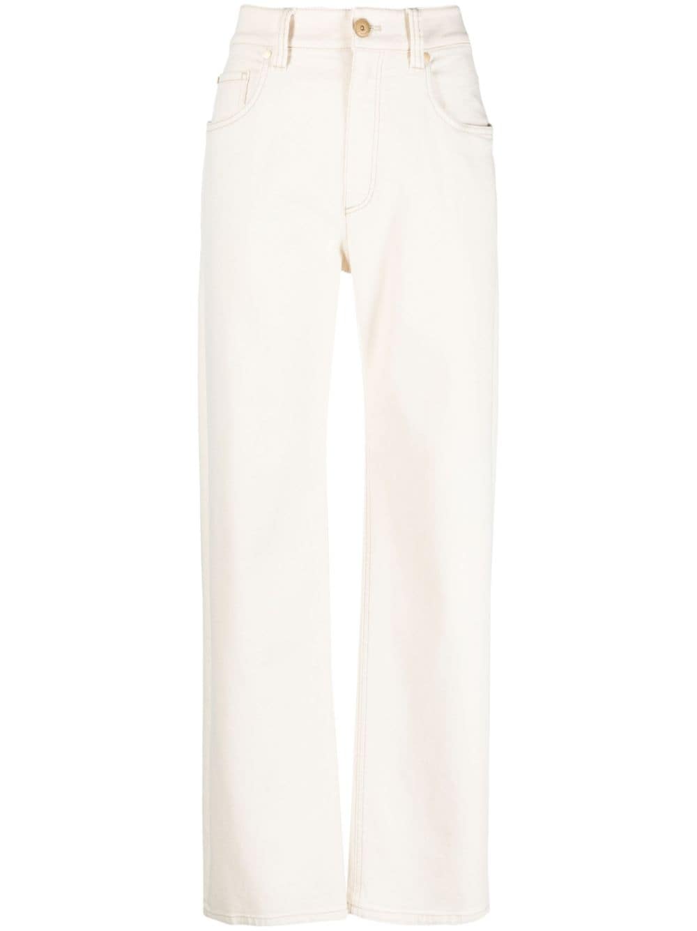 Brunello Cucinelli straight-leg jeans - Neutrals von Brunello Cucinelli