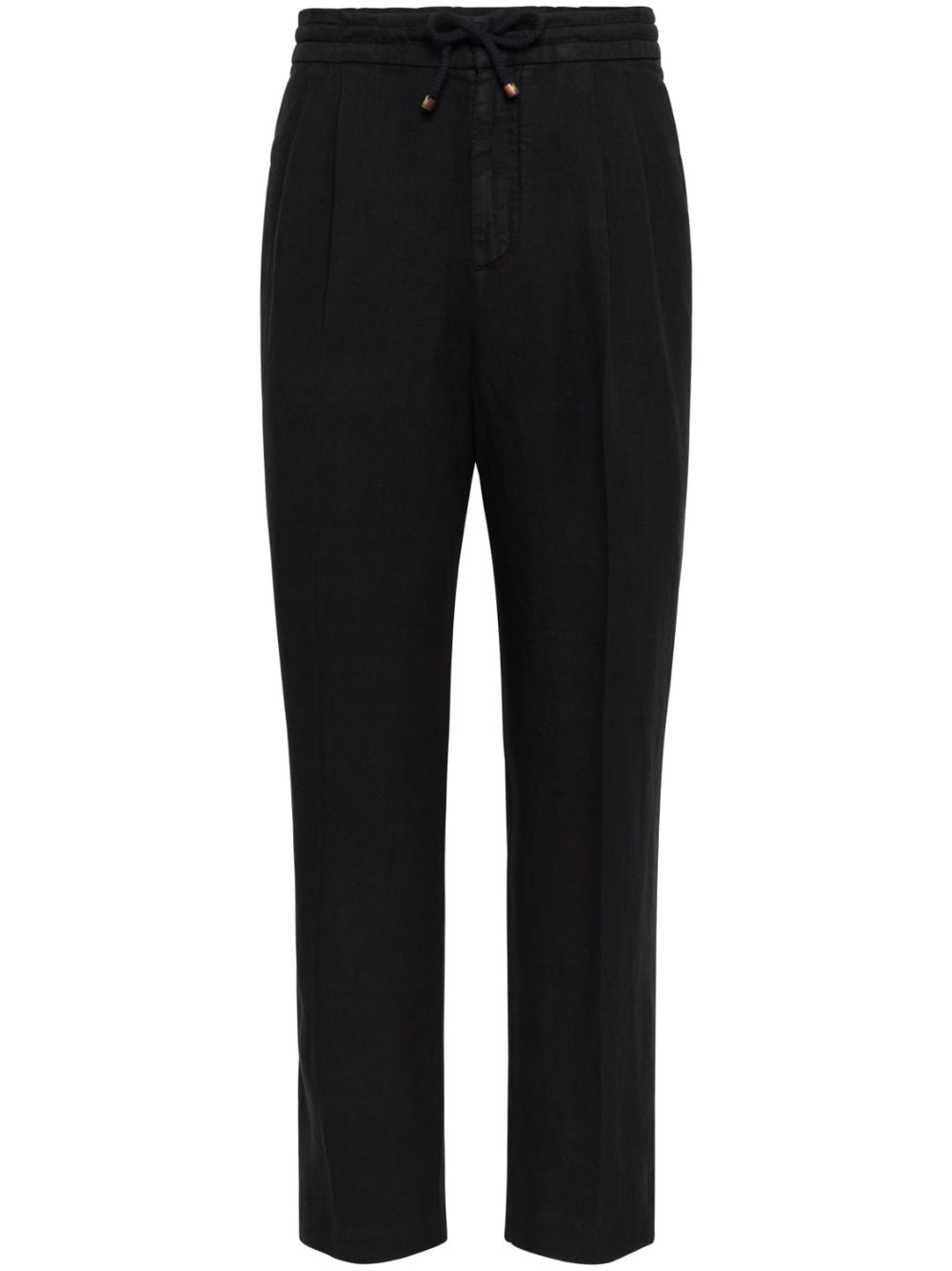 Brunello Cucinelli straight-leg track pants - Black von Brunello Cucinelli