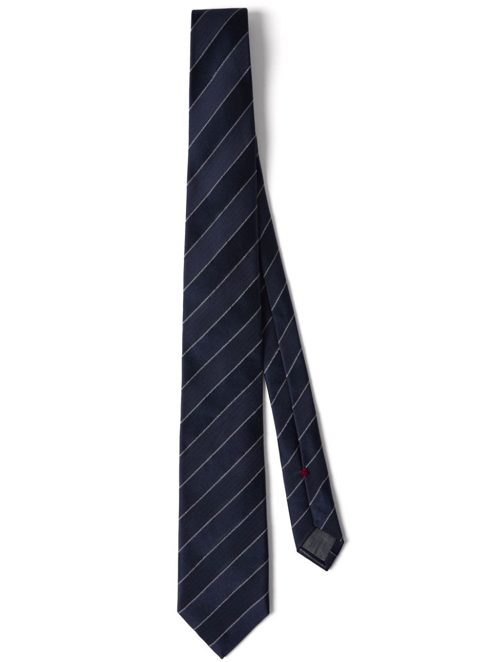 Brunello Cucinelli striped silk tie - Blue von Brunello Cucinelli