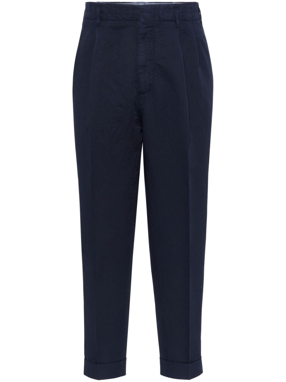 Brunello Cucinelli tapered tailored trousers - Blue von Brunello Cucinelli