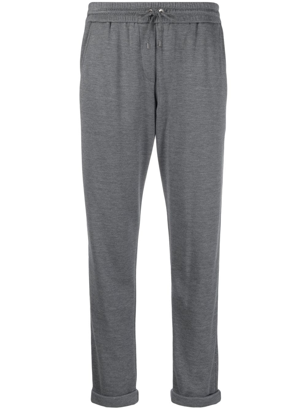 Brunello Cucinelli tapered track pants - Grey von Brunello Cucinelli