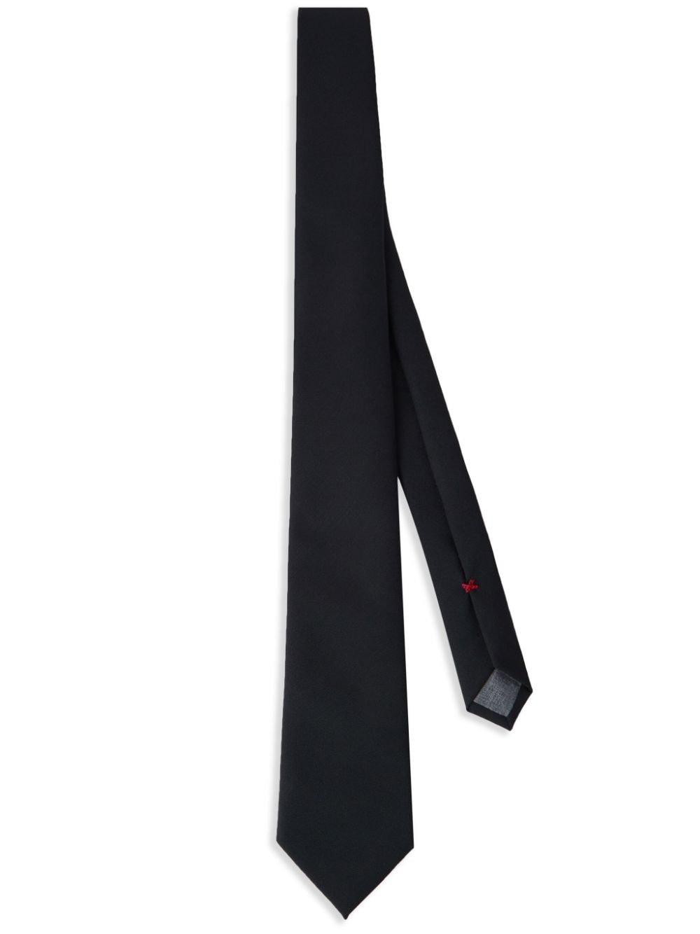 Brunello Cucinelli textured pointed-tip tie - Black von Brunello Cucinelli