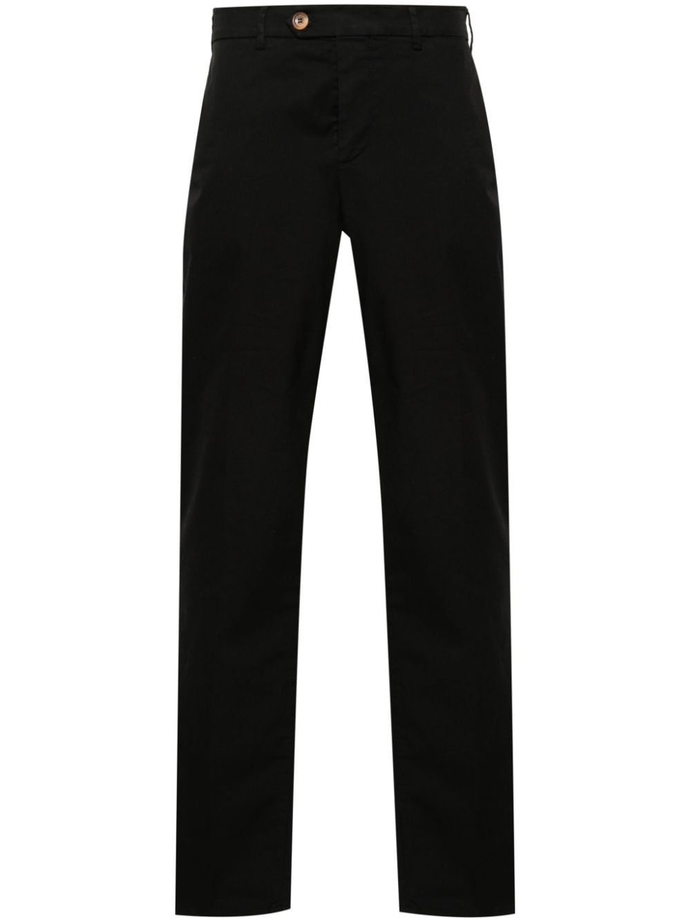 Brunello Cucinelli twill tapered trousers - Black von Brunello Cucinelli