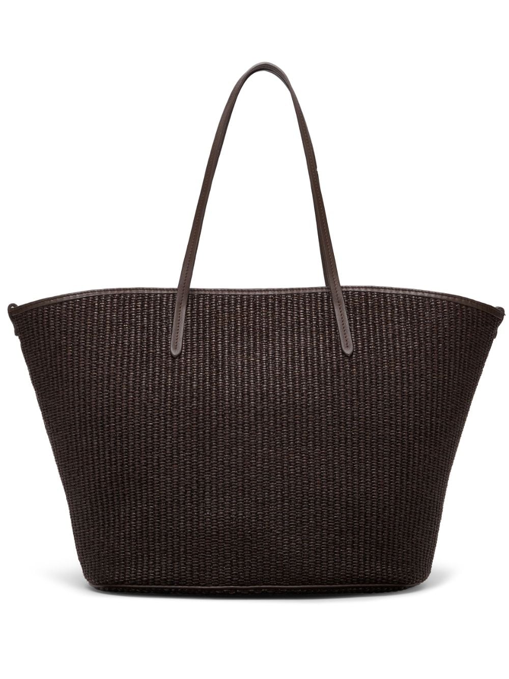 Brunello Cucinelli woven tote bag - Brown von Brunello Cucinelli