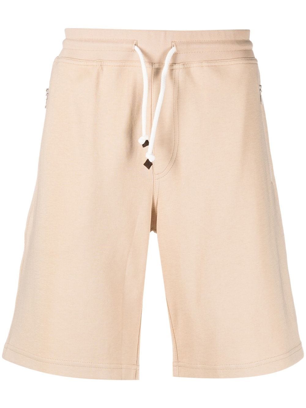 Brunello Cucinelli zip pocket track shorts - Neutrals von Brunello Cucinelli