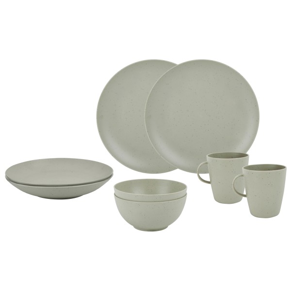 Brunner - Set Tête-À-Tête - Geschirr-Set Gr One Size grau;türkis;weiß von Brunner
