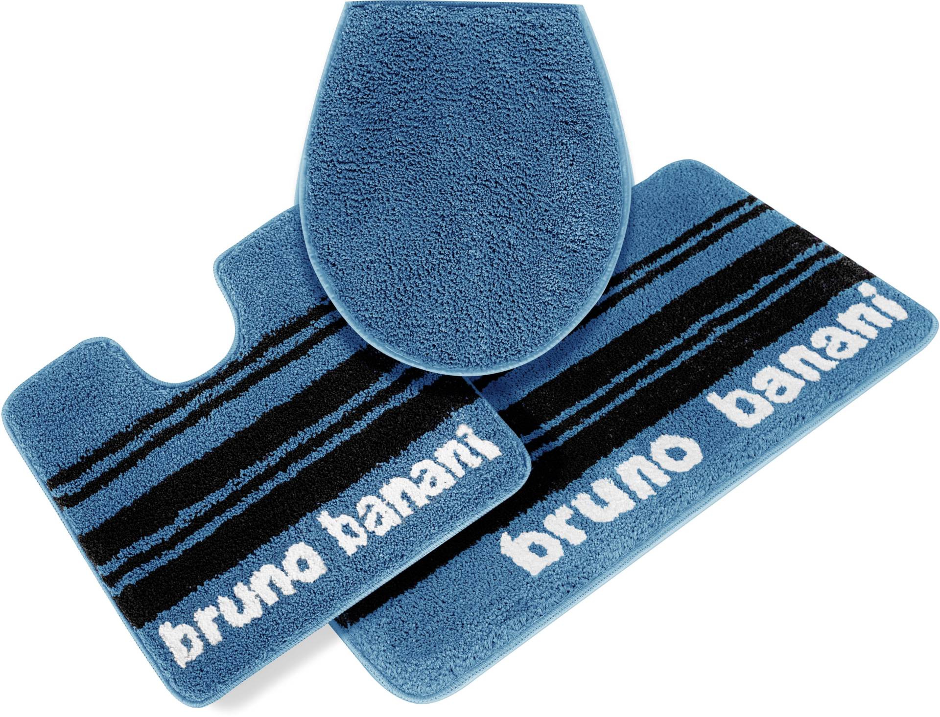 Bruno Banani Badematte »Daniel«, Höhe 20 mm, rutschhemmend beschichtet, fussbodenheizungsgeeignet-strapazierfähig-schnell trocknend von Bruno Banani