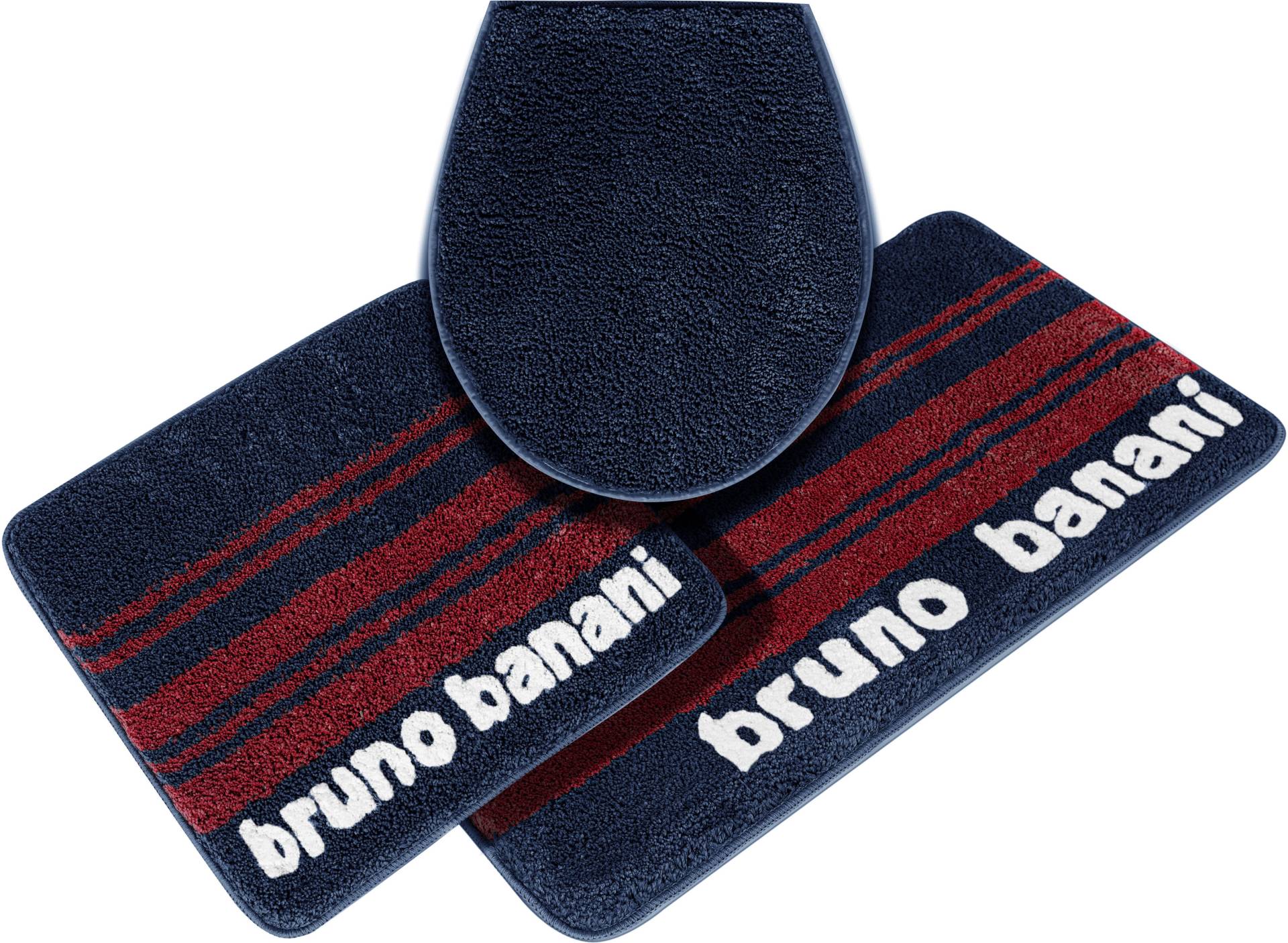 Bruno Banani Badematte »Daniel«, Höhe 20 mm, rutschhemmend beschichtet, fussbodenheizungsgeeignet-strapazierfähig-schnell trocknend von Bruno Banani