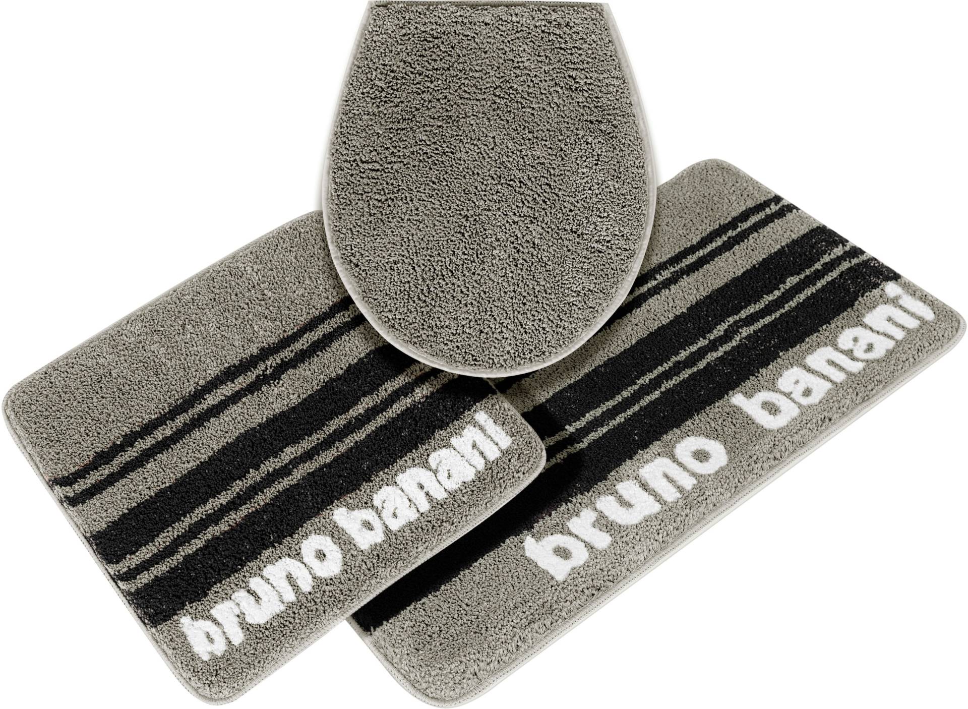 Bruno Banani Badematte »Daniel«, Höhe 20 mm, rutschhemmend beschichtet, fussbodenheizungsgeeignet-strapazierfähig-schnell trocknend von Bruno Banani