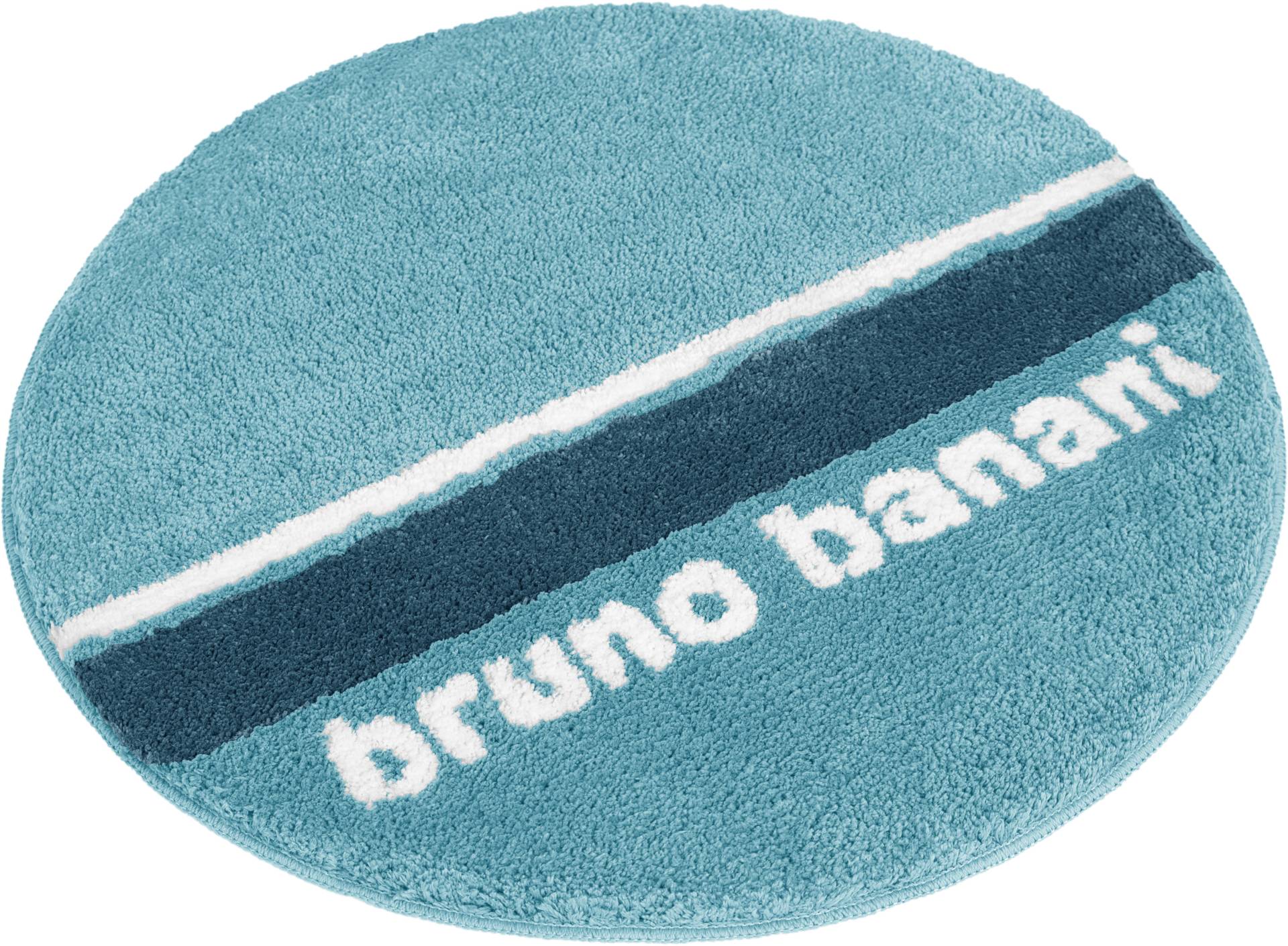 Bruno Banani Badematte »Maja«, Höhe 20 mm, rutschhemmend beschichtet, fussbodenheizungsgeeignet-strapazierfähig-schnell trocknend, weiche Haptik, mit Logo, Badematten auch als 3 teiliges Set erhältlich von Bruno Banani