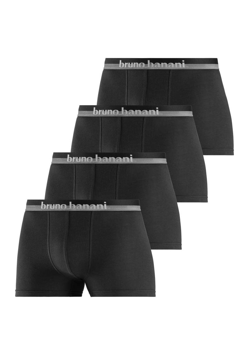 Bruno Banani Boxer »Boxershorts für Herren«, (Packung, 4 St.), mit erhabenem Logo-Druck auf dem Bund von Bruno Banani
