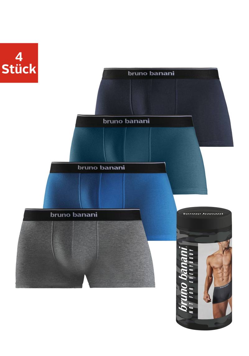 Bruno Banani Boxer »Boxershorts für Herren«, (Dose, 4 St.), in der Dose verpackt von Bruno Banani