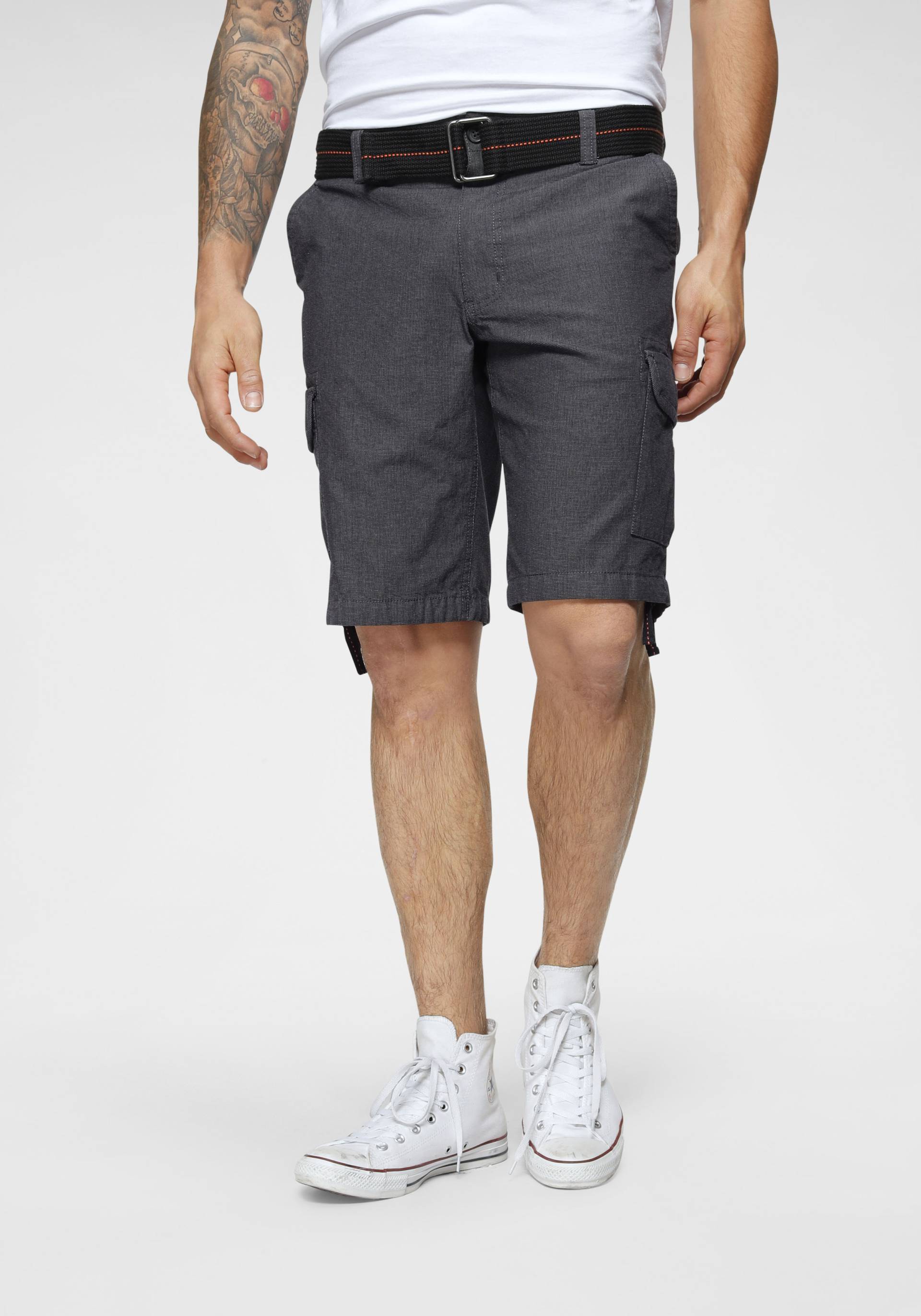 Bruno Banani Cargoshorts, (Set, 2 tlg., mit abnehmbarem Gürtel) von Bruno Banani