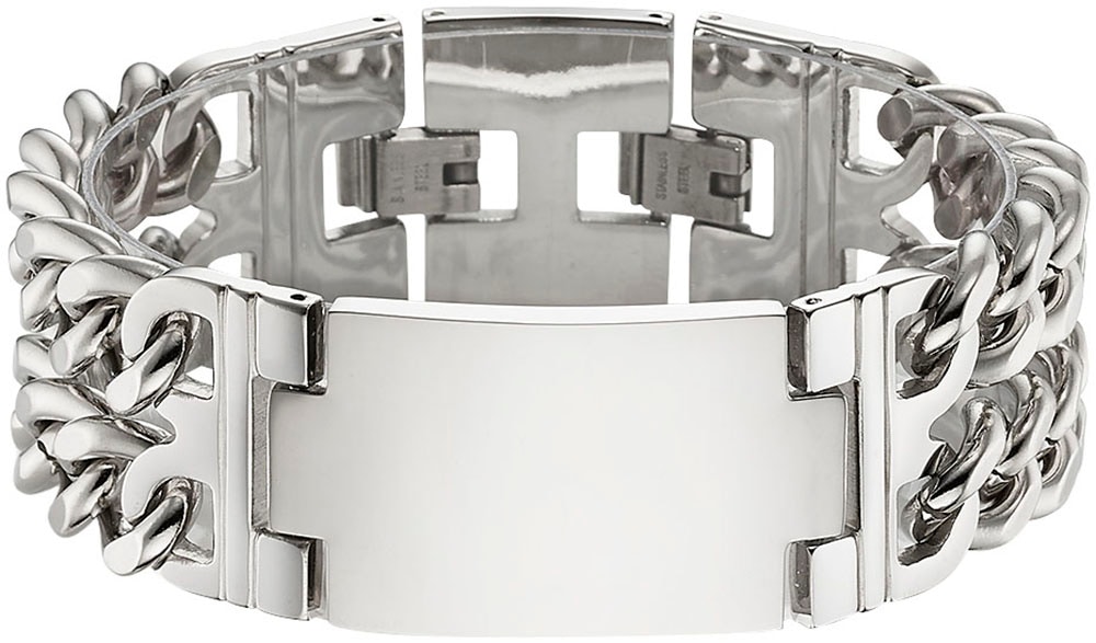 Bruno Banani Edelstahlarmband »Schmuck Geschenk Armband Doppel-Panzerkette, B4108B/20/00/21« Bruno Banani Edelstahlarmband »Schmuck Geschenk Armband Doppel-Panzerkette, B4108B/20/00/21« von Bruno Banani