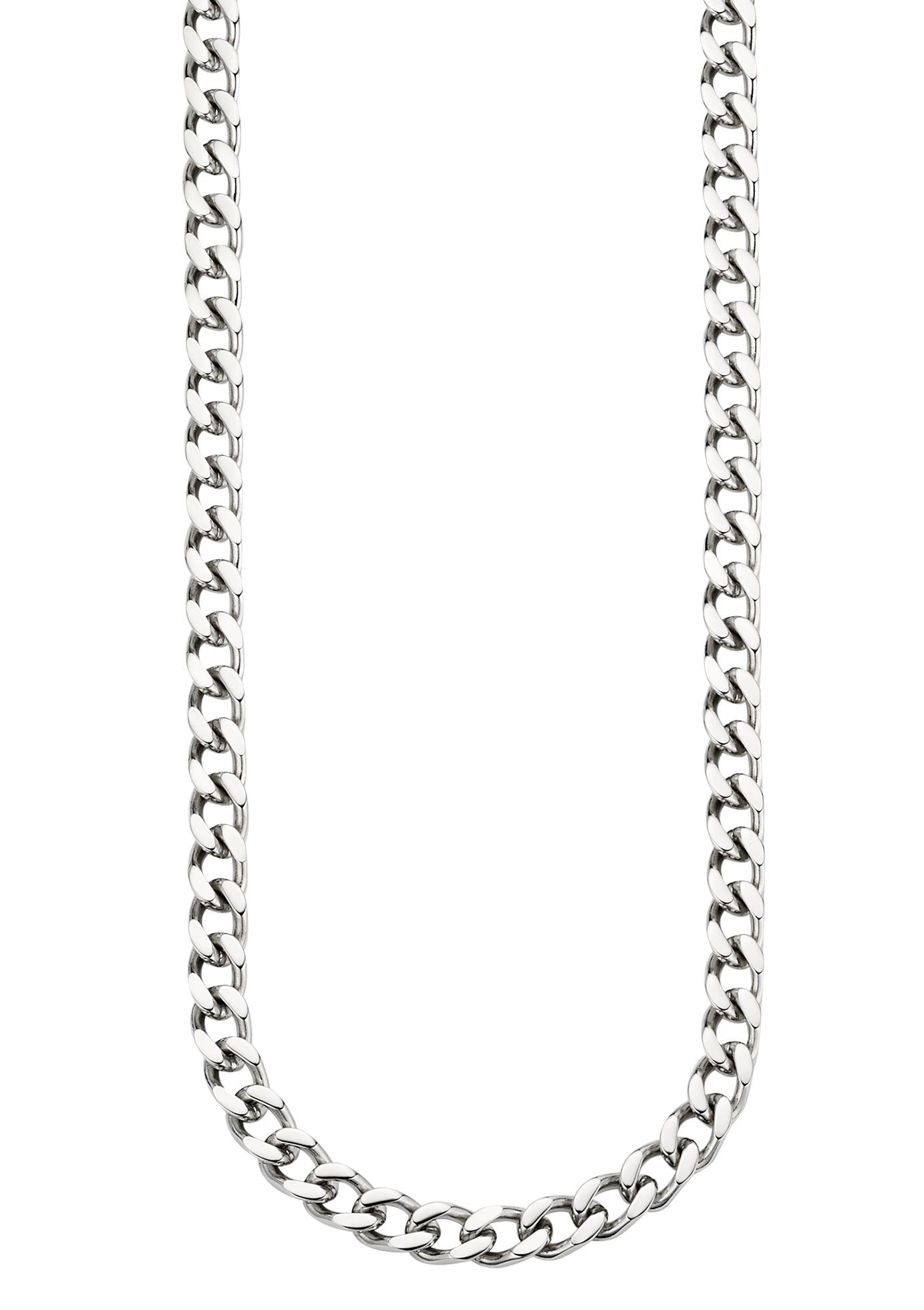 Bruno Banani Edelstahlkette »Schmuck Geschenk Halskette Panzerkette Silberfarben« von Bruno Banani