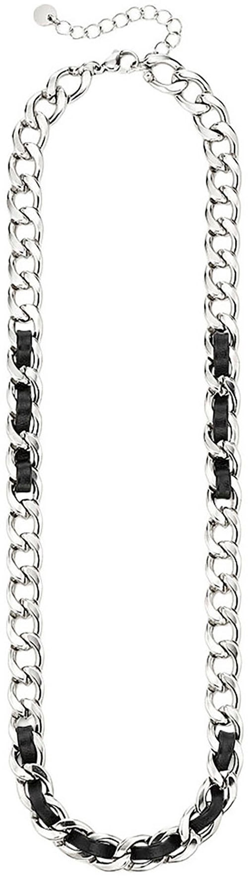 Bruno Banani Edelstahlkette »Schmuck Geschenk Edelstahlkette mit Lederimitateinsätzen« Bruno Banani Edelstahlkette »Schmuck Geschenk Edelstahlkette mit Lederimitateinsätzen« von Bruno Banani