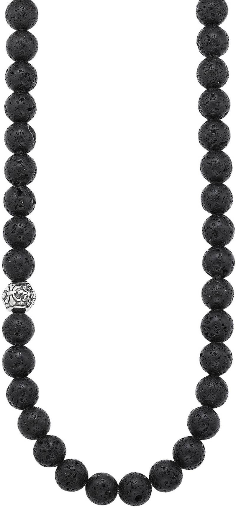 Bruno Banani Edelstahlkette »Schmuck Geschenk Lavasteinkette«, mit Lavastein von Bruno Banani