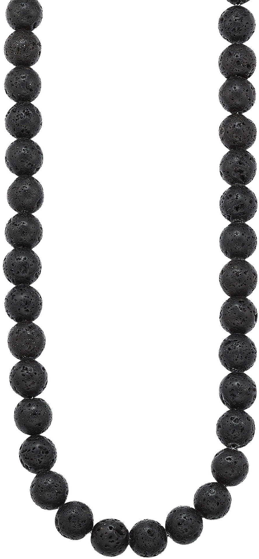 Bruno Banani Edelstahlkette »Schmuck Geschenk Lavasteinkette«, mit Lavastein von Bruno Banani