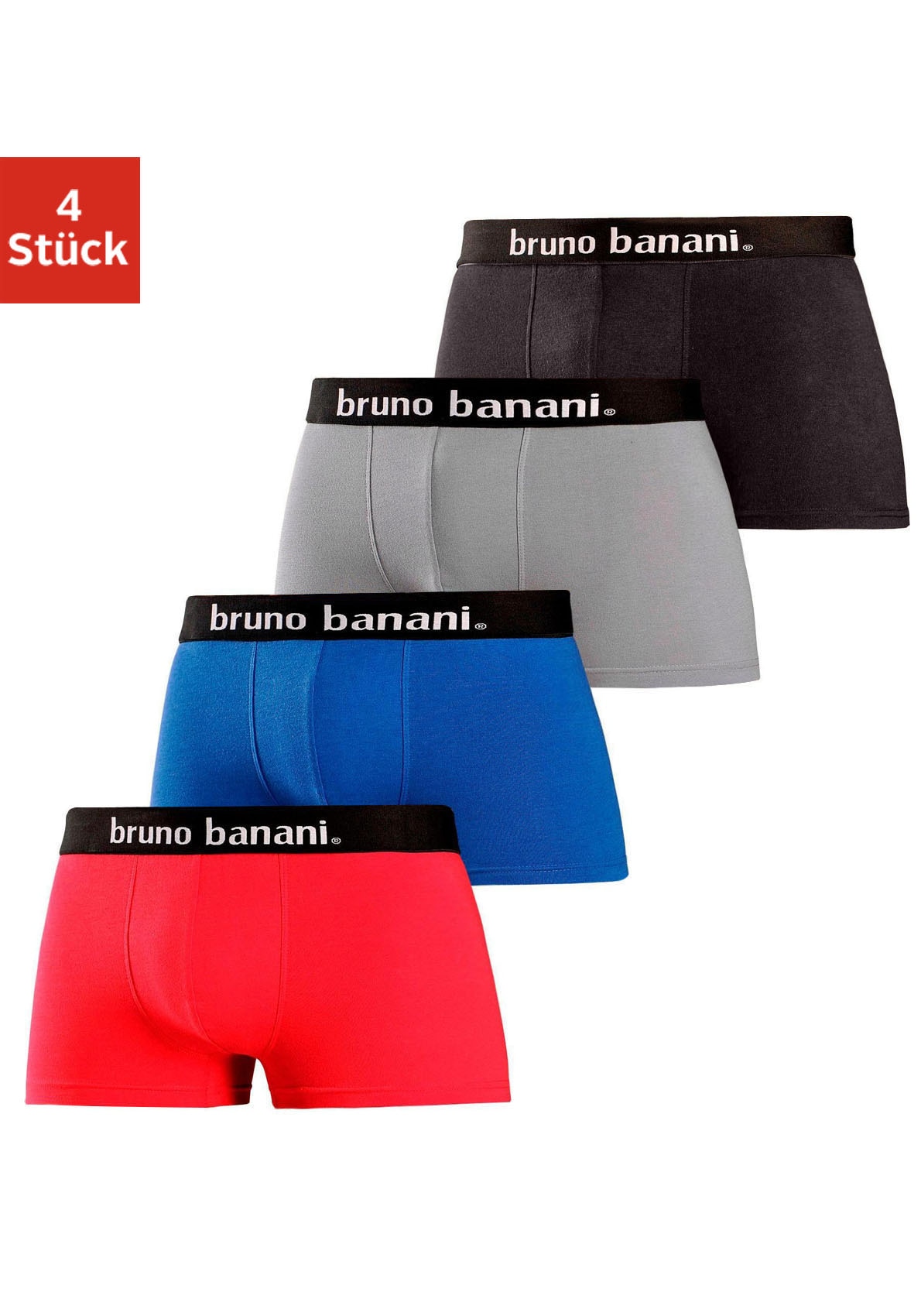 Bruno Banani Boxershorts, (Packung, 4 St.) von Bruno Banani