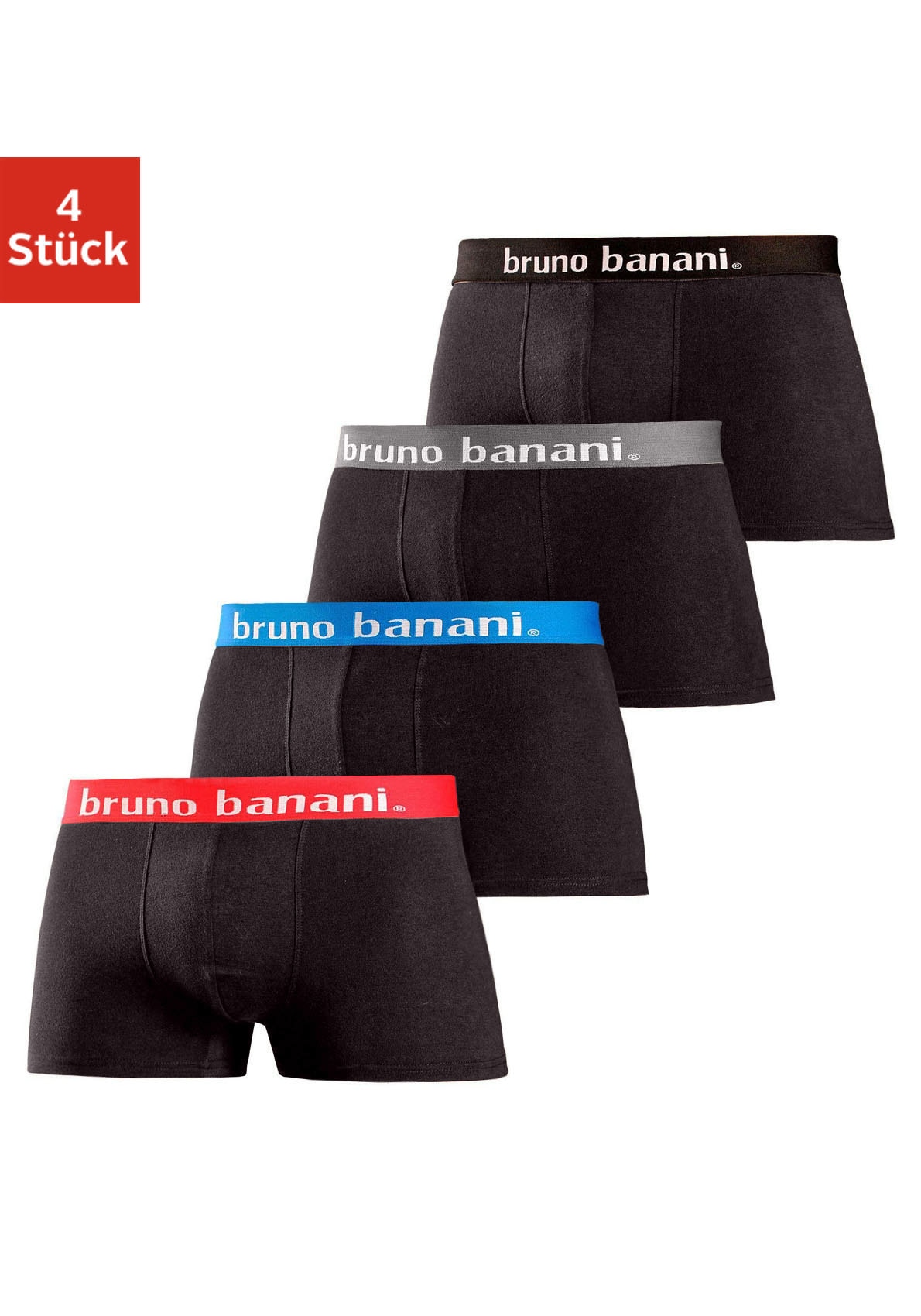 Bruno Banani Boxershorts, (Packung, 4 St.) von Bruno Banani