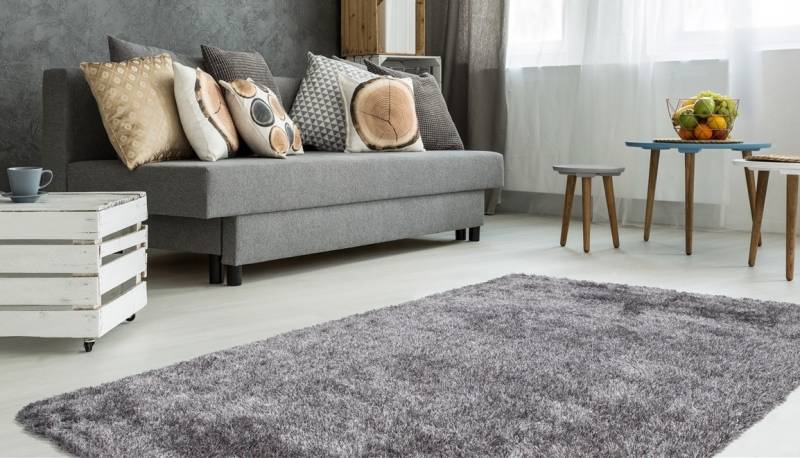 Bruno Banani Hochflor-Teppich »Alga«, rechteckig, 40 mm Höhe, Uni, Shaggy, Langflor, besonders weich und kuschelig, Wohnzimmer von Bruno Banani