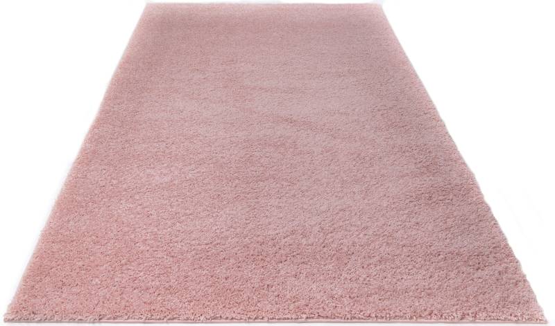 Bruno Banani Hochflor-Teppich »Shaggy Soft«, rechteckig, 30 mm Höhe, gewebt, Uni Farben, besonders weich und kuschelig von Bruno Banani