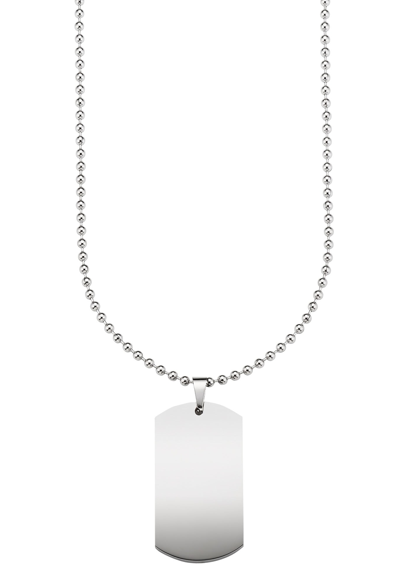 Bruno Banani Edelstahlkette »Schmuck Geschenk Halskette Dog Tag, Kugelkette« Bruno Banani Edelstahlkette »Schmuck Geschenk Halskette Dog Tag, Kugelkette« von Bruno Banani