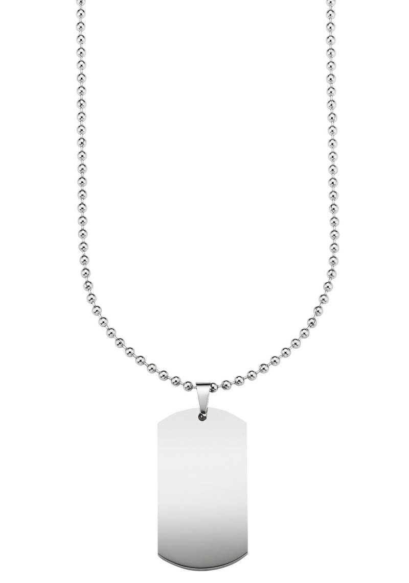 Bruno Banani Edelstahlkette »Schmuck Geschenk Halskette Dog Tag, Kugelkette« von Bruno Banani