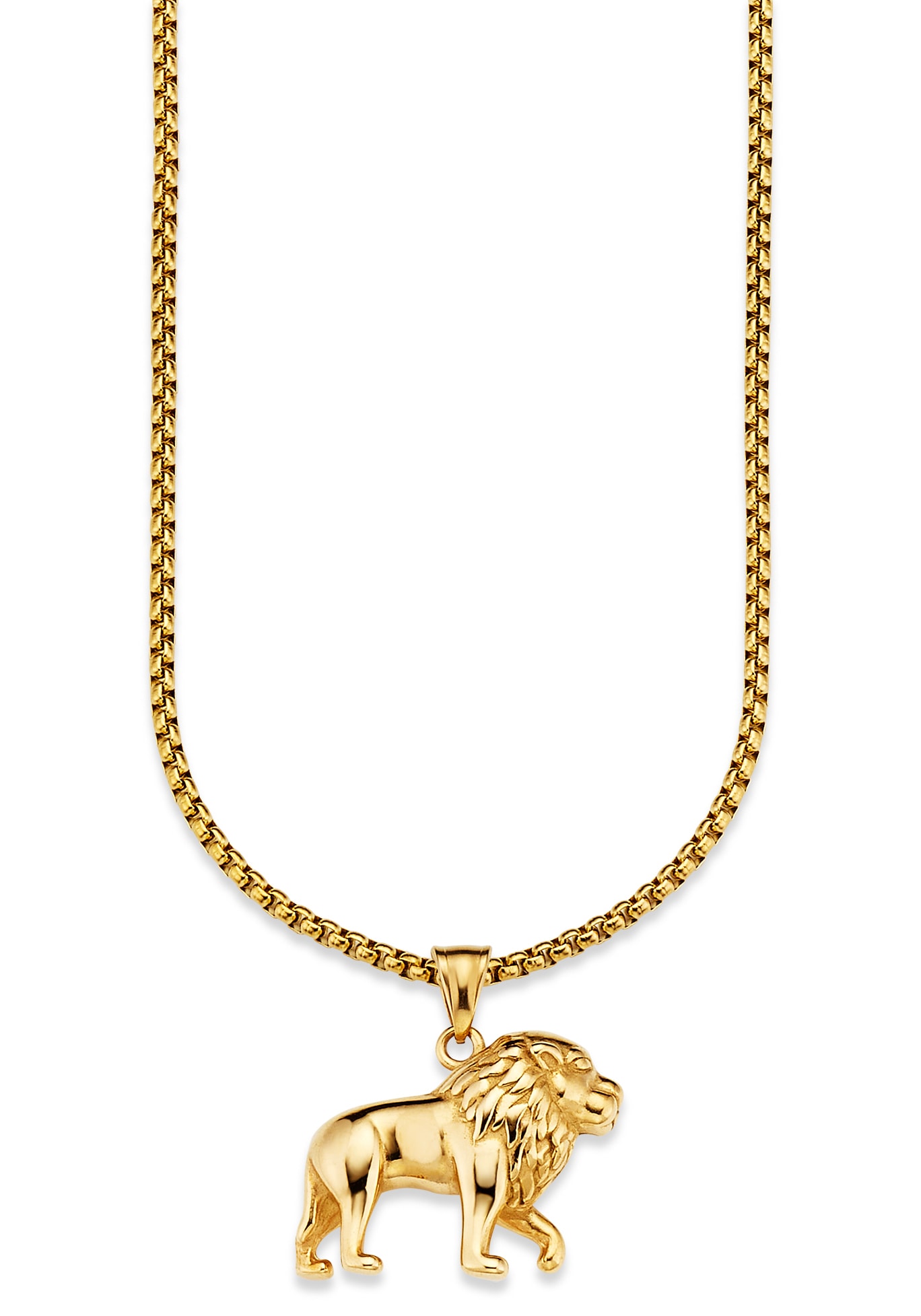Bruno Banani Kette mit Anhänger »Schmuck Geschenk Halskette Löwe, Venezianerkette« von Bruno Banani