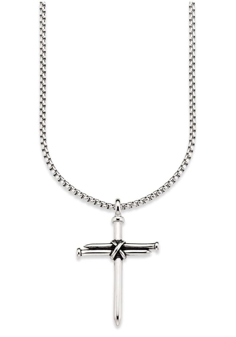 Bruno Banani Kette mit Anhänger »Schmuck Geschenk Halskette Kreuz, Venezianerkette« von Bruno Banani