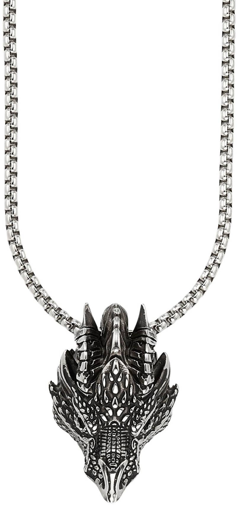Bruno Banani Kette mit Anhänger »Schmuck Geschenk Edelstahlkette mit Anhänger Drachen-Optik« von Bruno Banani