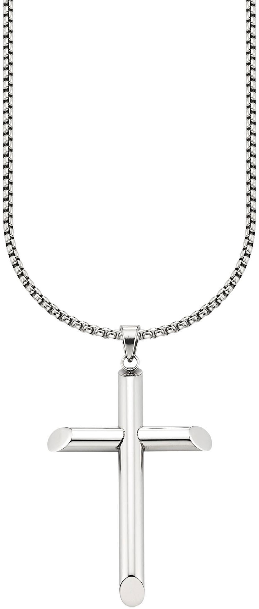 Bruno Banani Kette mit Anhänger »Schmuck Geschenk Halsschmuck Halskette mit Anhänger grosses Kreuz« Bruno Banani Kette mit Anhänger »Schmuck Geschenk Halsschmuck Halskette mit Anhänger grosses Kreuz« von Bruno Banani