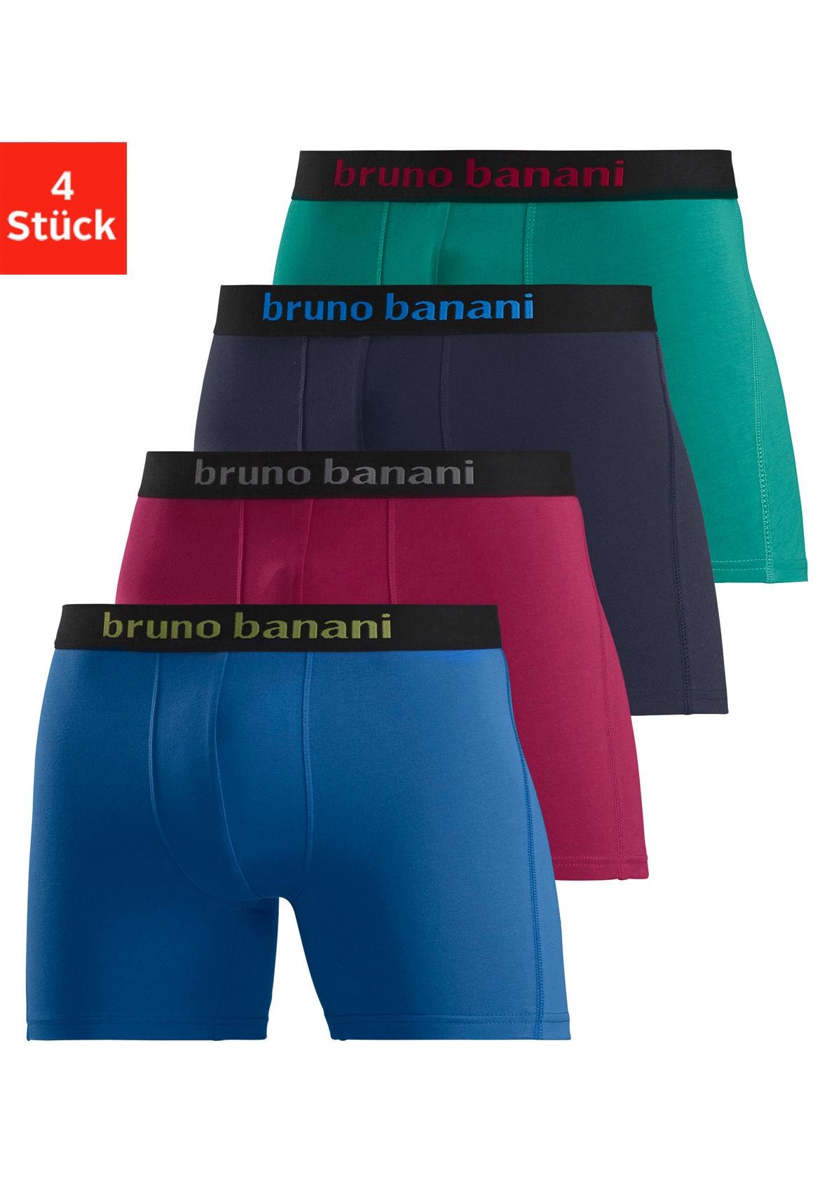 Bruno Banani Langer Boxer, (Packung, 4 St.) von Bruno Banani