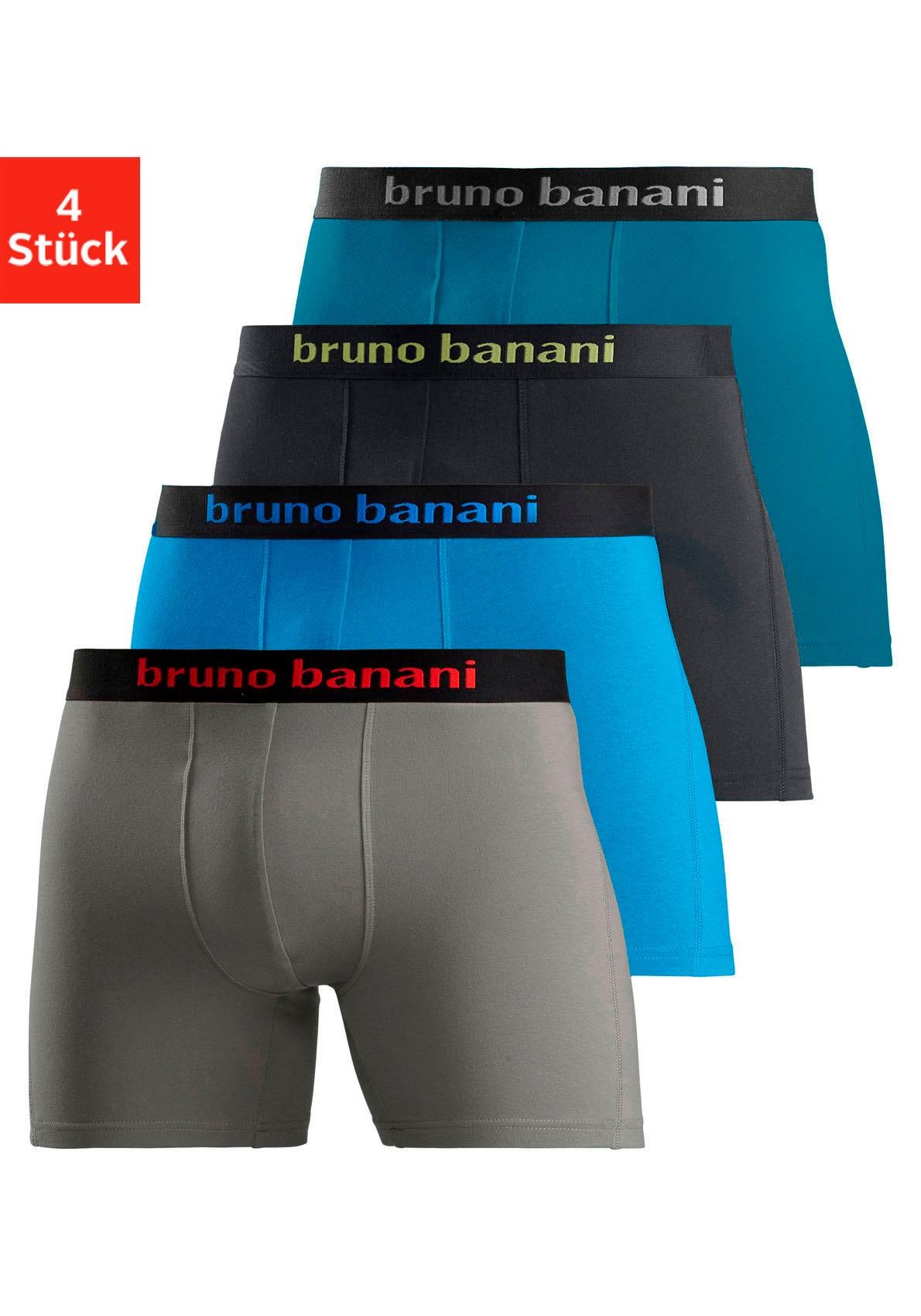 Bruno Banani Langer Boxer, (Packung, 4 St.) von Bruno Banani