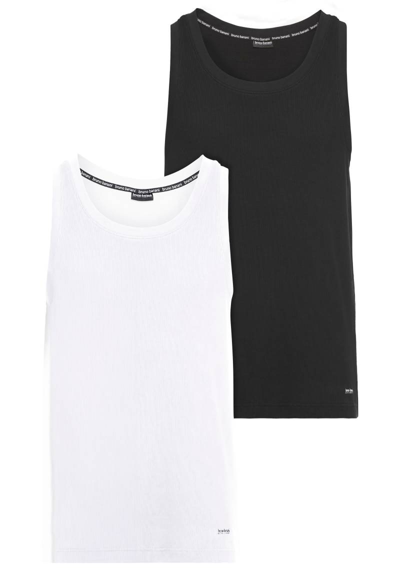 Bruno Banani Muscleshirt, (2-er Pack), in Rippenqualität von Bruno Banani