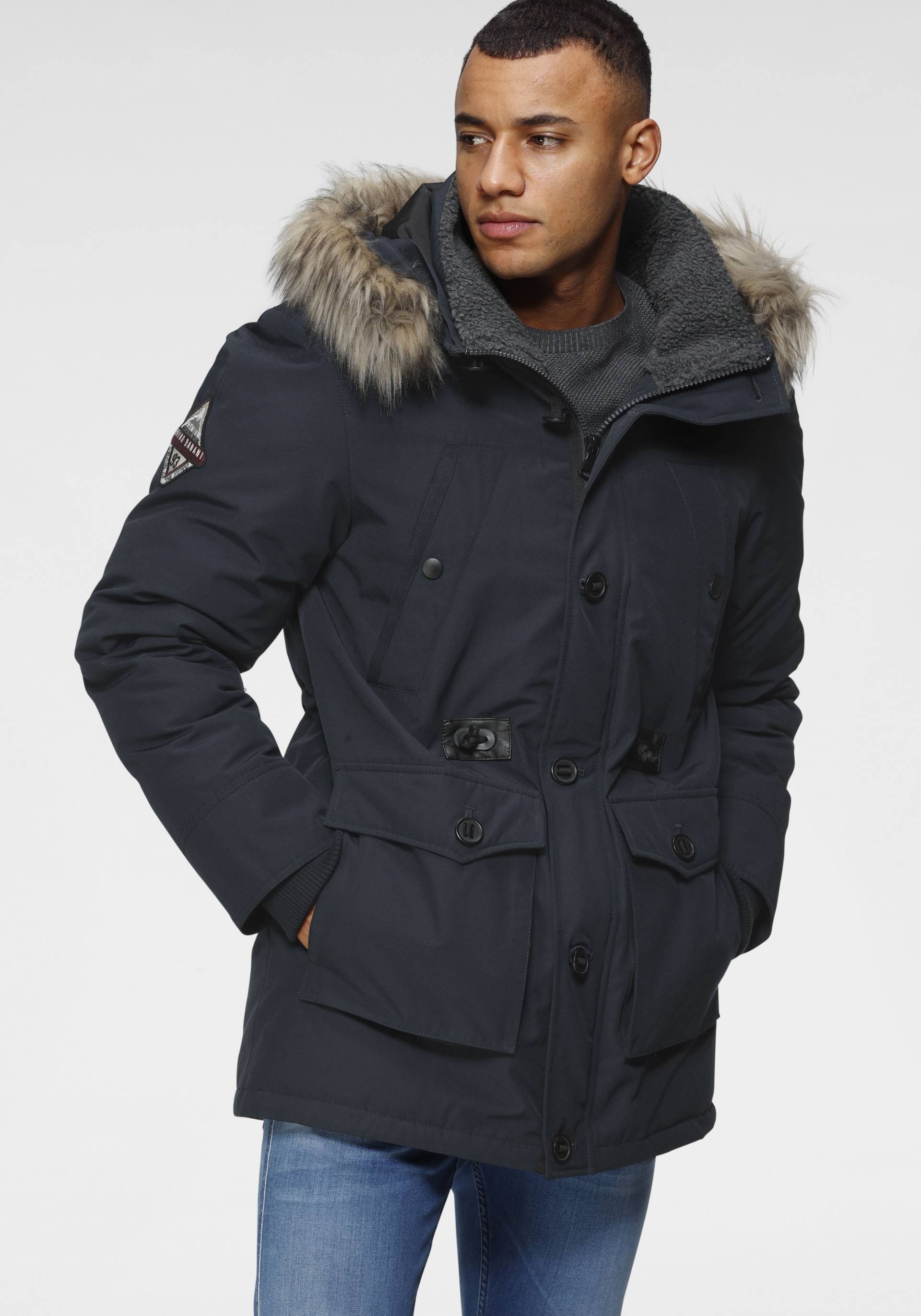 Bruno Banani Parka, mit Kapuze von Bruno Banani