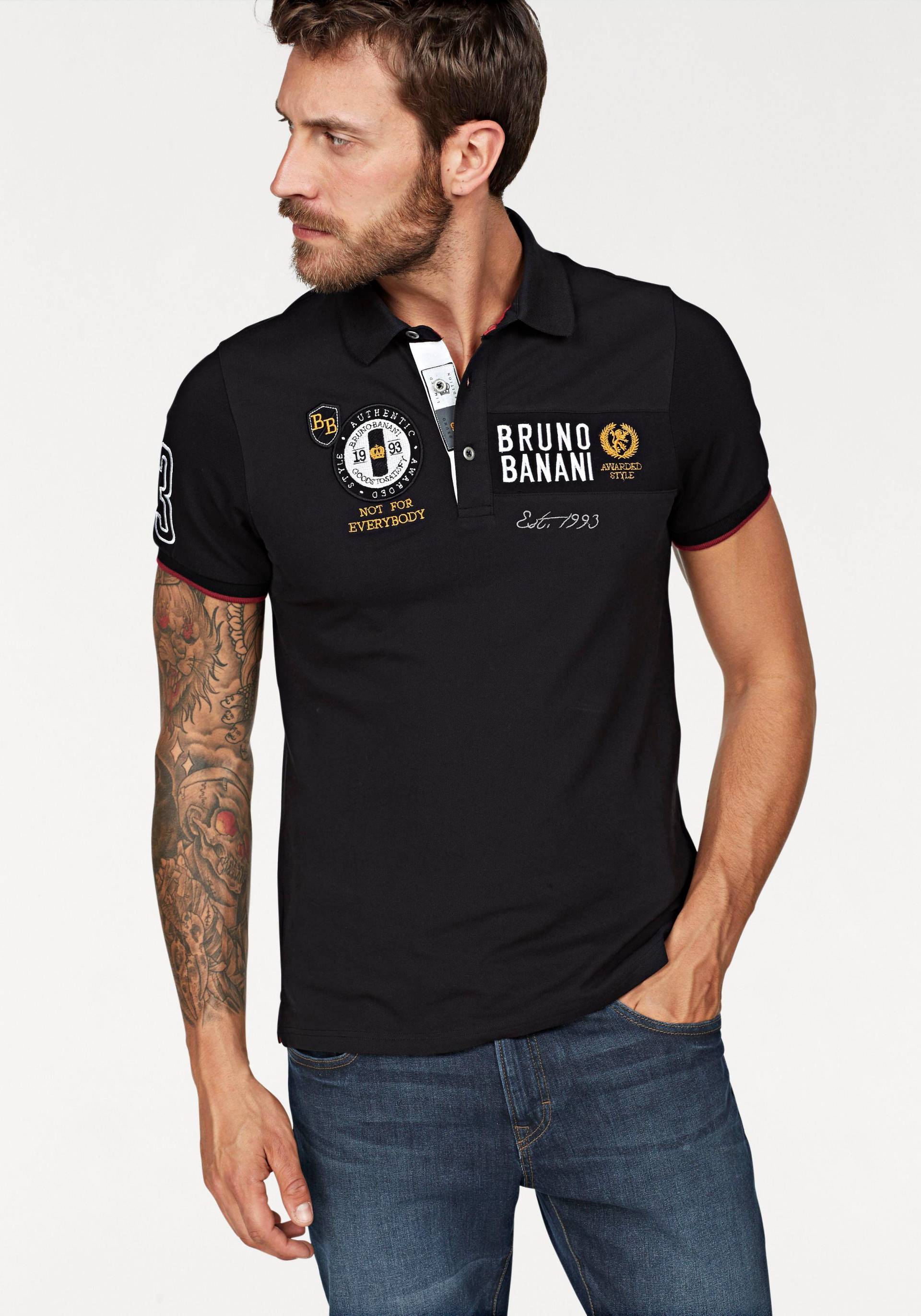 Bruno Banani Poloshirt, Piqué Qualität von Bruno Banani