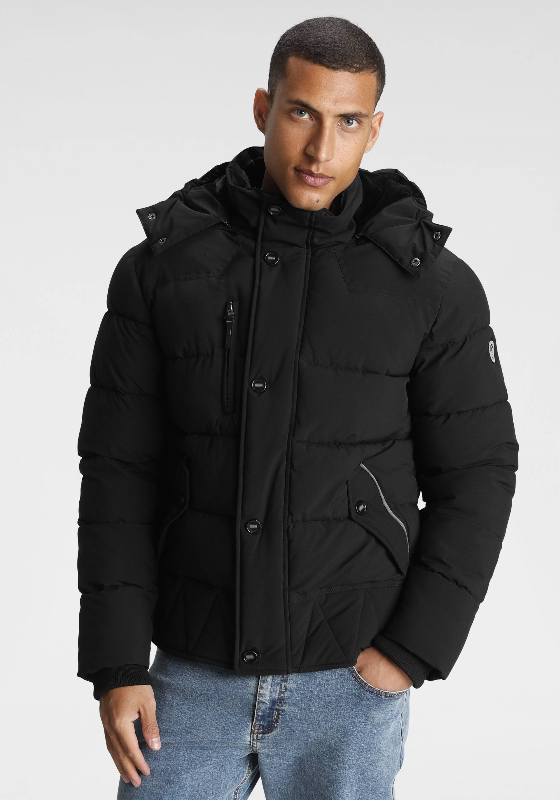 Bruno Banani Steppjacke, mit Kapuze von Bruno Banani