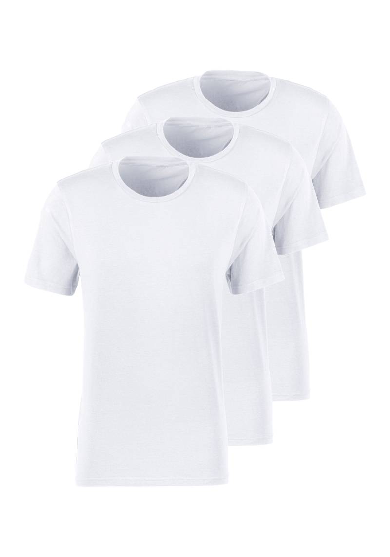 Bruno Banani T-Shirt, (Packung, 3 tlg.), mit Rundhals-Ausschnitt von Bruno Banani
