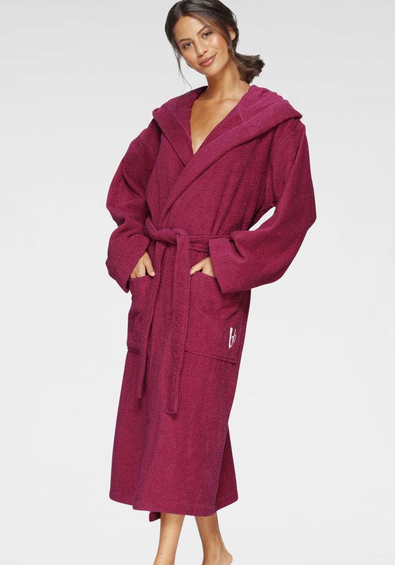 Bruno Banani Unisex-Bademantel »Robby, ideal für Sauna & Spa, Hotelbademantel, Morgenmantel«, (1 St.), Damen & Herren Bademäntel, Baumwolle, mit Taschen, Reise, Sauna, S-3XL von Bruno Banani