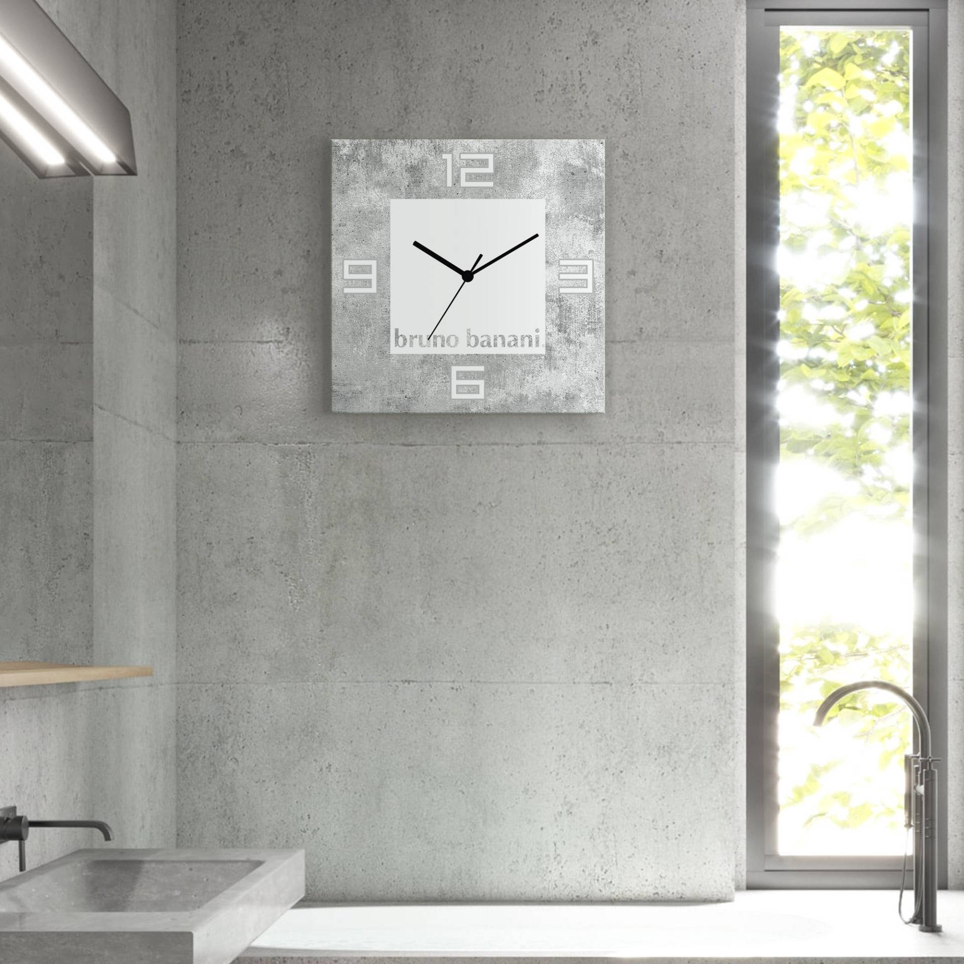 Bruno Banani Wanduhr »Beton auf Alu« von Bruno Banani