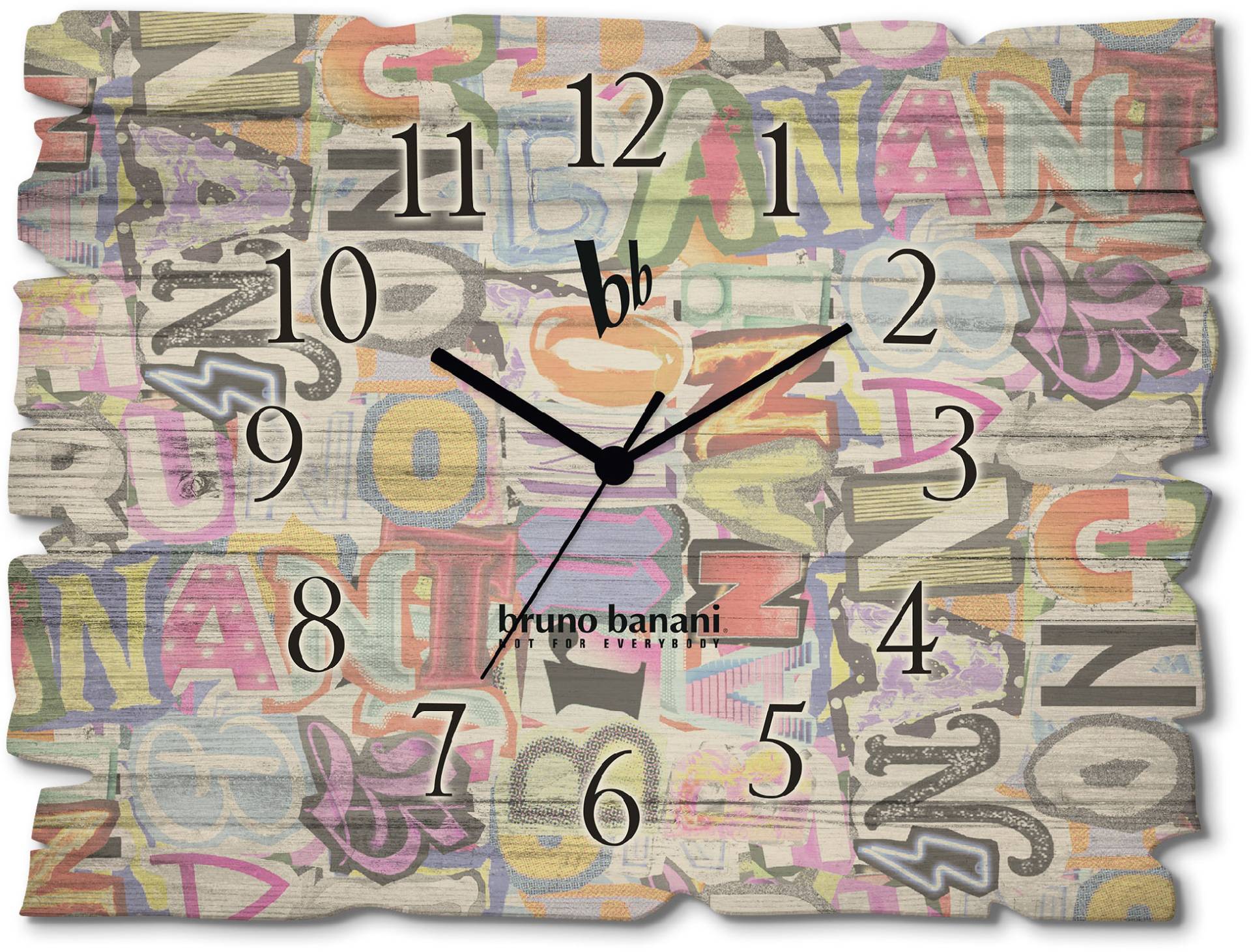 Bruno Banani Wanduhr »Letter Puzzle« von Bruno Banani