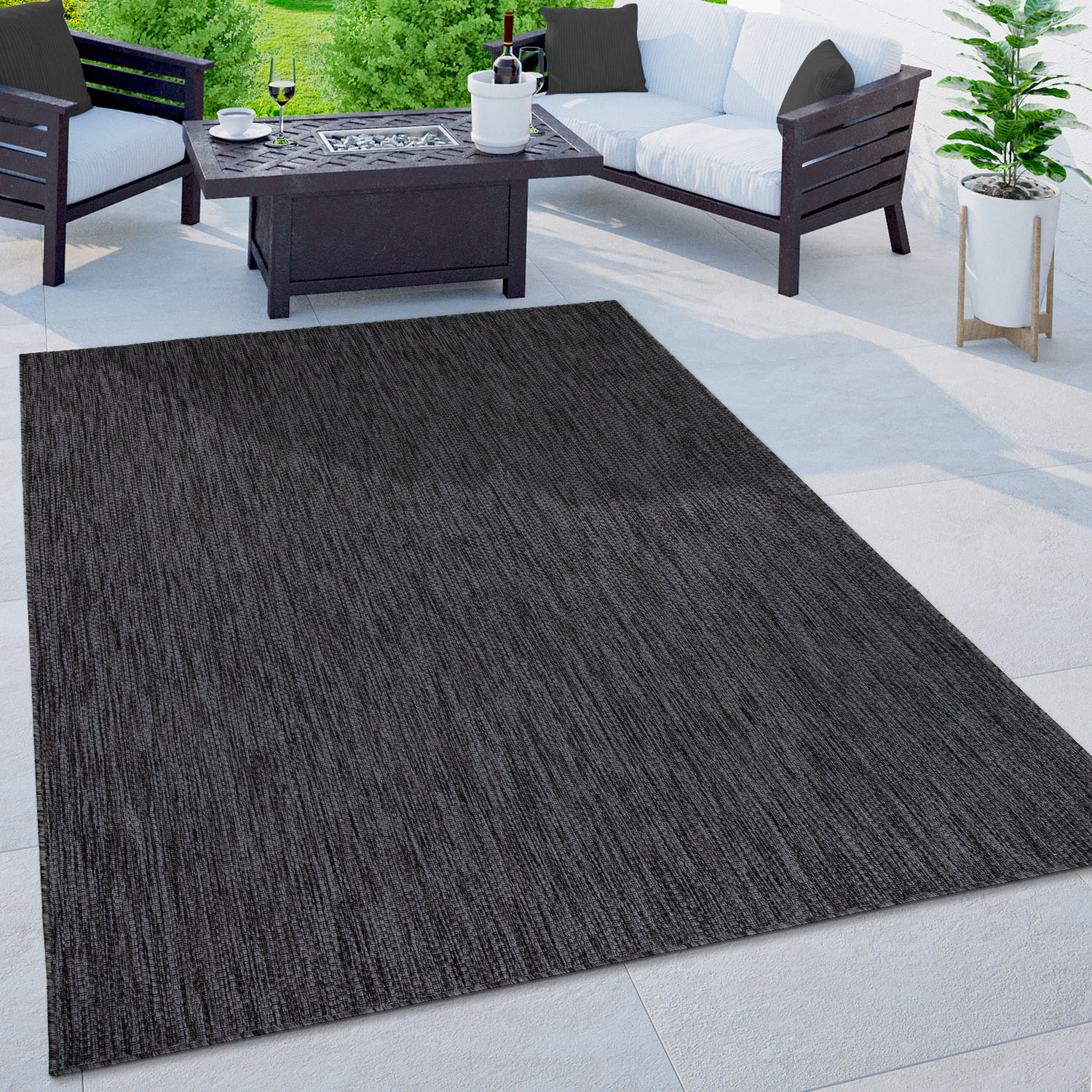 Home affaire Teppich »Venedig«, rechteckig, 5 mm Höhe, In-und Outdoor geeignet,Flachgewebe, Sisal-Optik, Wohnzimmer, Wetterfest & UV-beständig, für Balkon, Terrasse und Wintergarten, besonders flach, auch für Küche, Esszimmer und Wohnzimmer geeignet Home affaire Teppich »Venedig«, rechteckig, 5 mm Höhe, In-und Outdoor geeignet,Flachgewebe, Sisal-Optik, Wohnzimmer, Wetterfest & UV-beständig, für Balkon, Terrasse und Wintergarten, besonders flach, auch für Küche, Esszimmer und Wohnzimmer geeignet von Bruno Banani