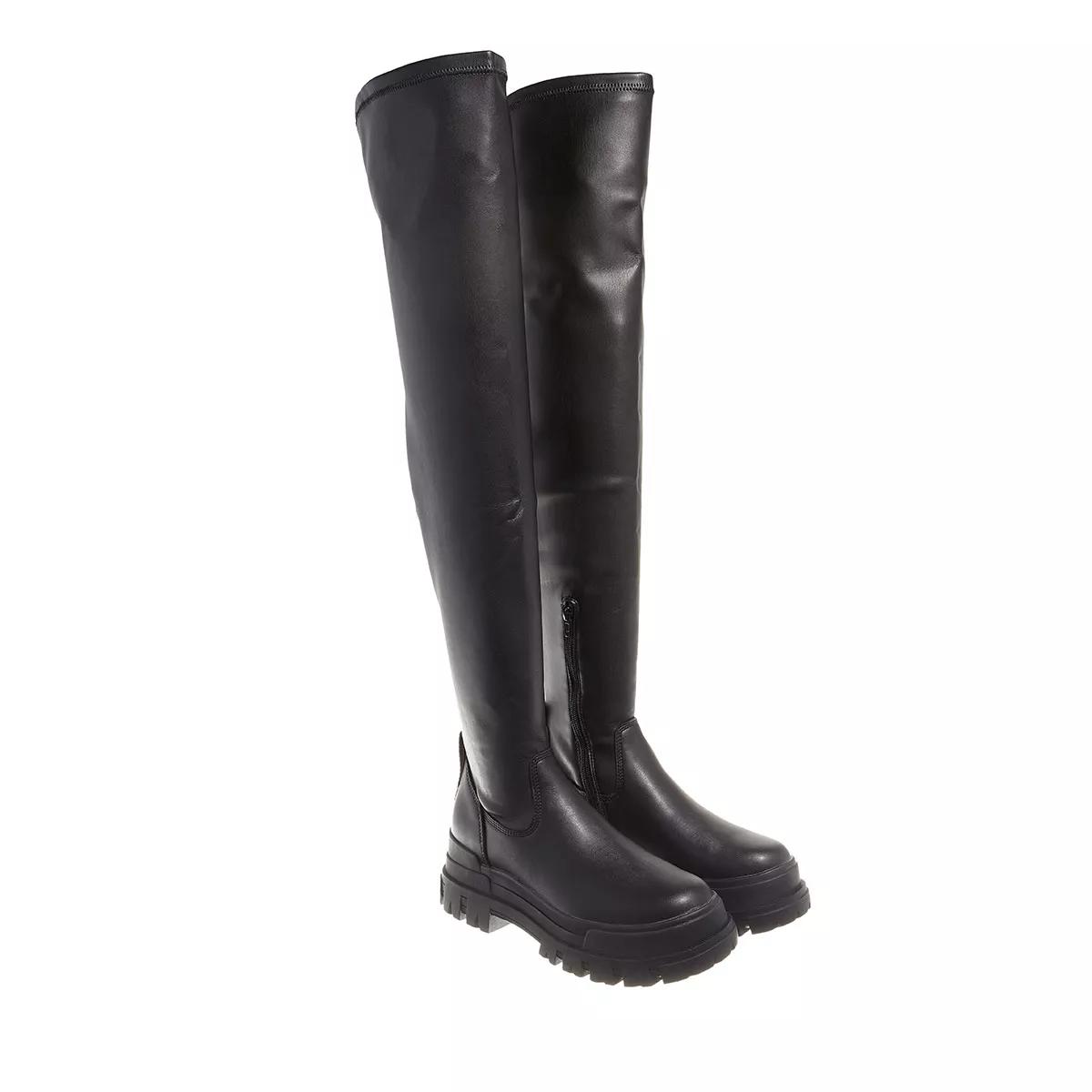 Buffalo Boots & Stiefeletten - Aspha Stretch Overknee - Gr. 39 (EU) - in Schwarz - für Damen von Buffalo