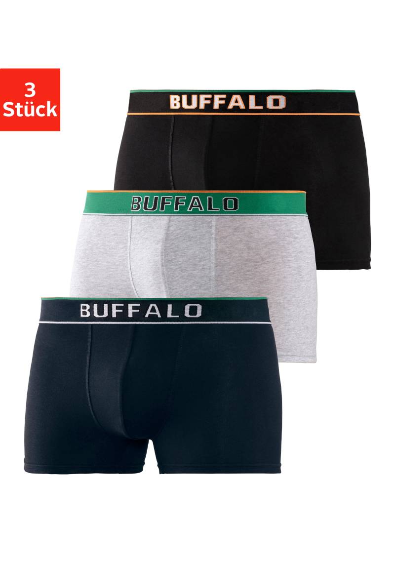 Buffalo Boxer »Boxershorts für Herren«, (Packung, 3 St.), aus Baumwoll-Mix von Buffalo