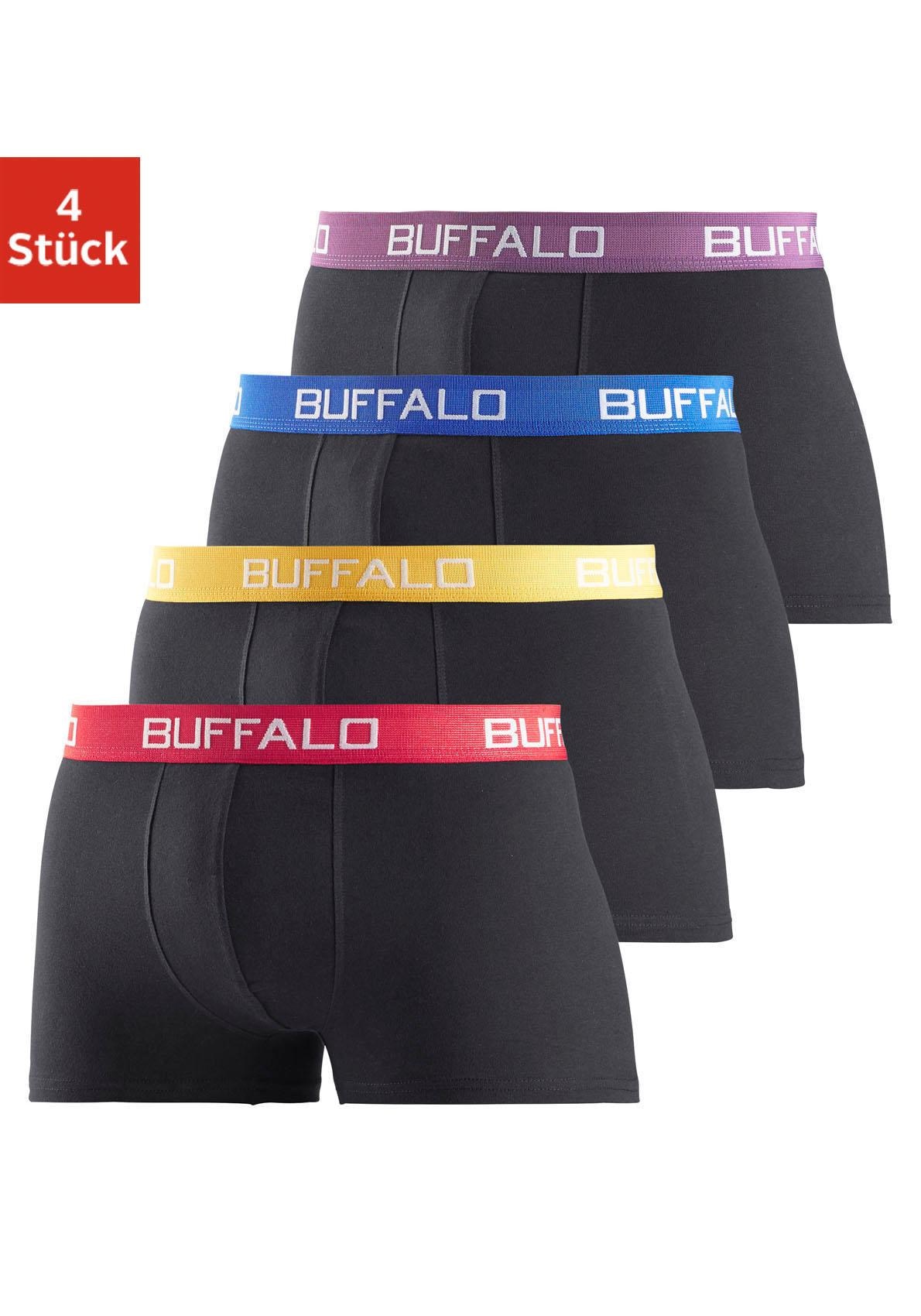 Buffalo Boxer »Boxershorts für Herren«, (Packung, 4 St.), aus Baumwoll-Mix von Buffalo