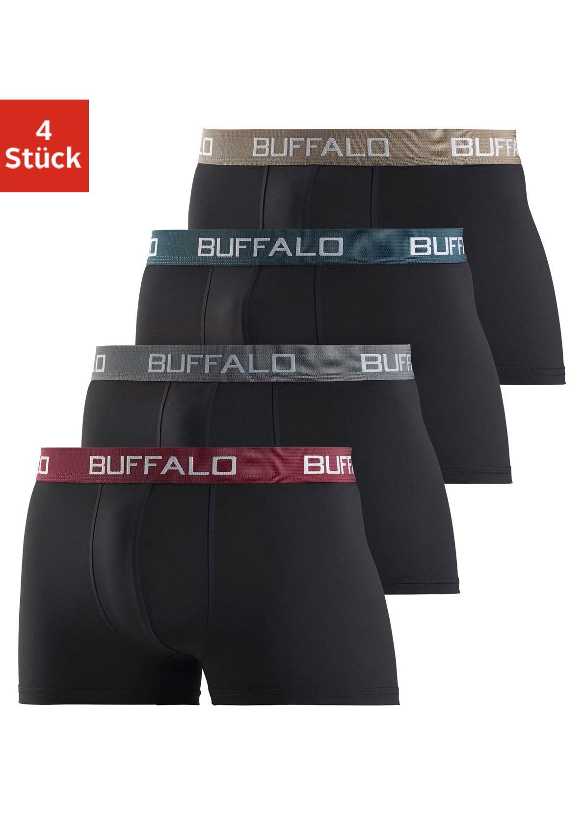 Buffalo Boxer »Boxershorts für Herren«, (Packung, 4 St.), aus Baumwoll-Mix von Buffalo