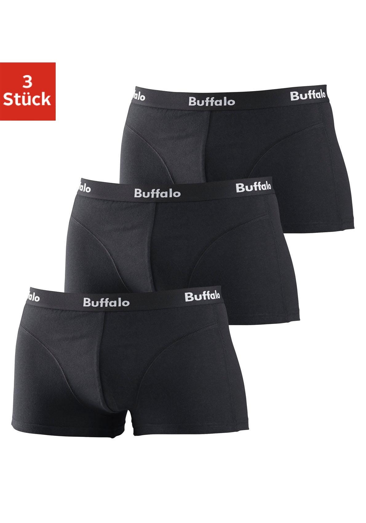 Buffalo Hipster, (Packung, 3 St.), mit Overlock-Nähten vorn von Buffalo