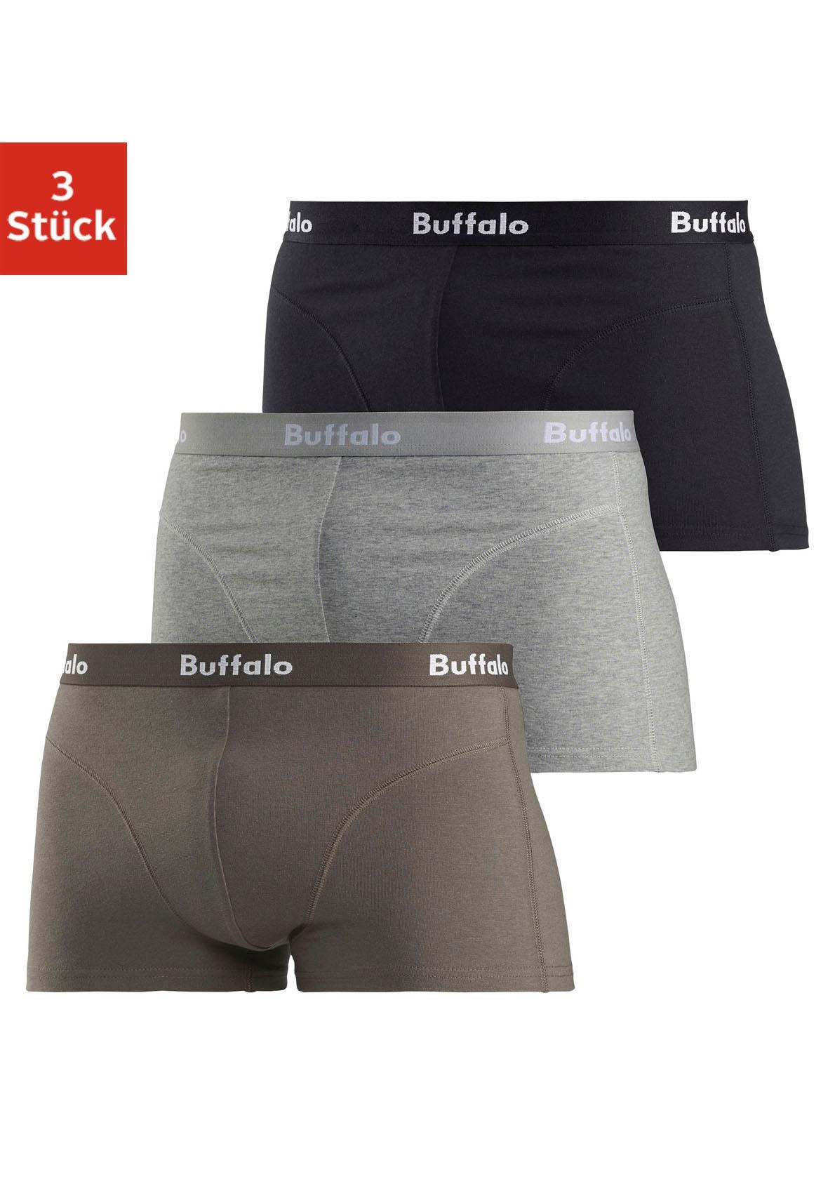 Buffalo Hipster, (Packung, 3 St.), mit Overlock-Nähten vorn von Buffalo